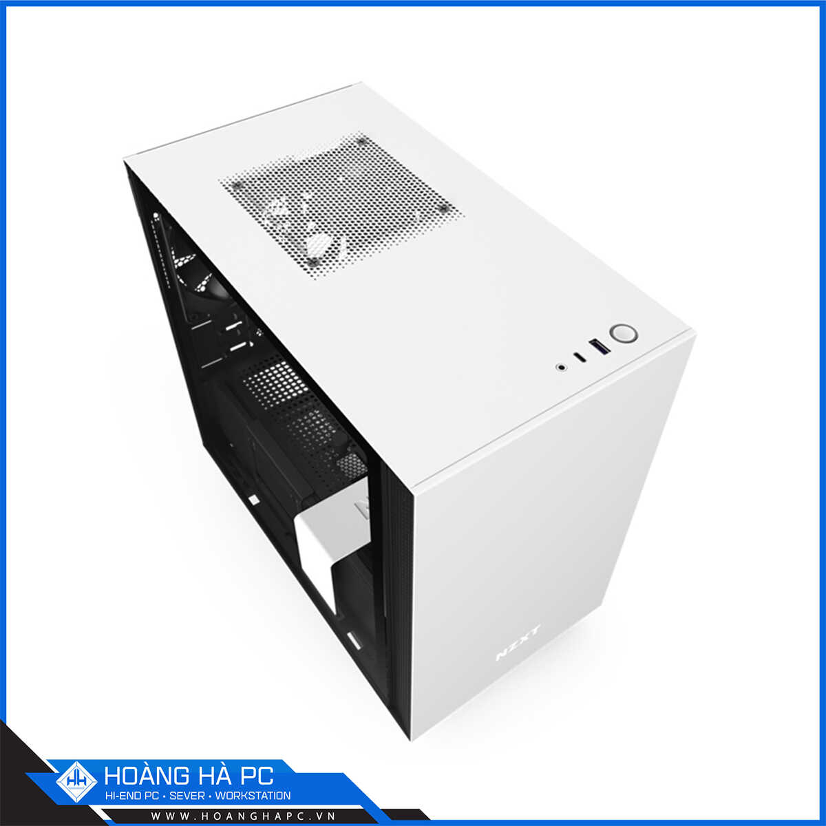 Vỏ Case NZXT H210 (Mini Tower/Màu Trắng)-6