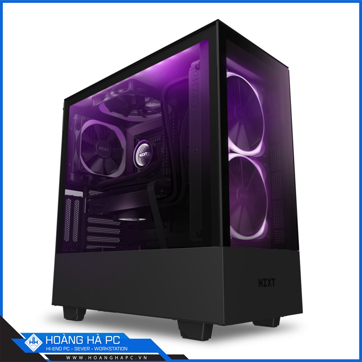 Vỏ case NZXT H510 Elite Black (Mid Tower/Màu Đen)