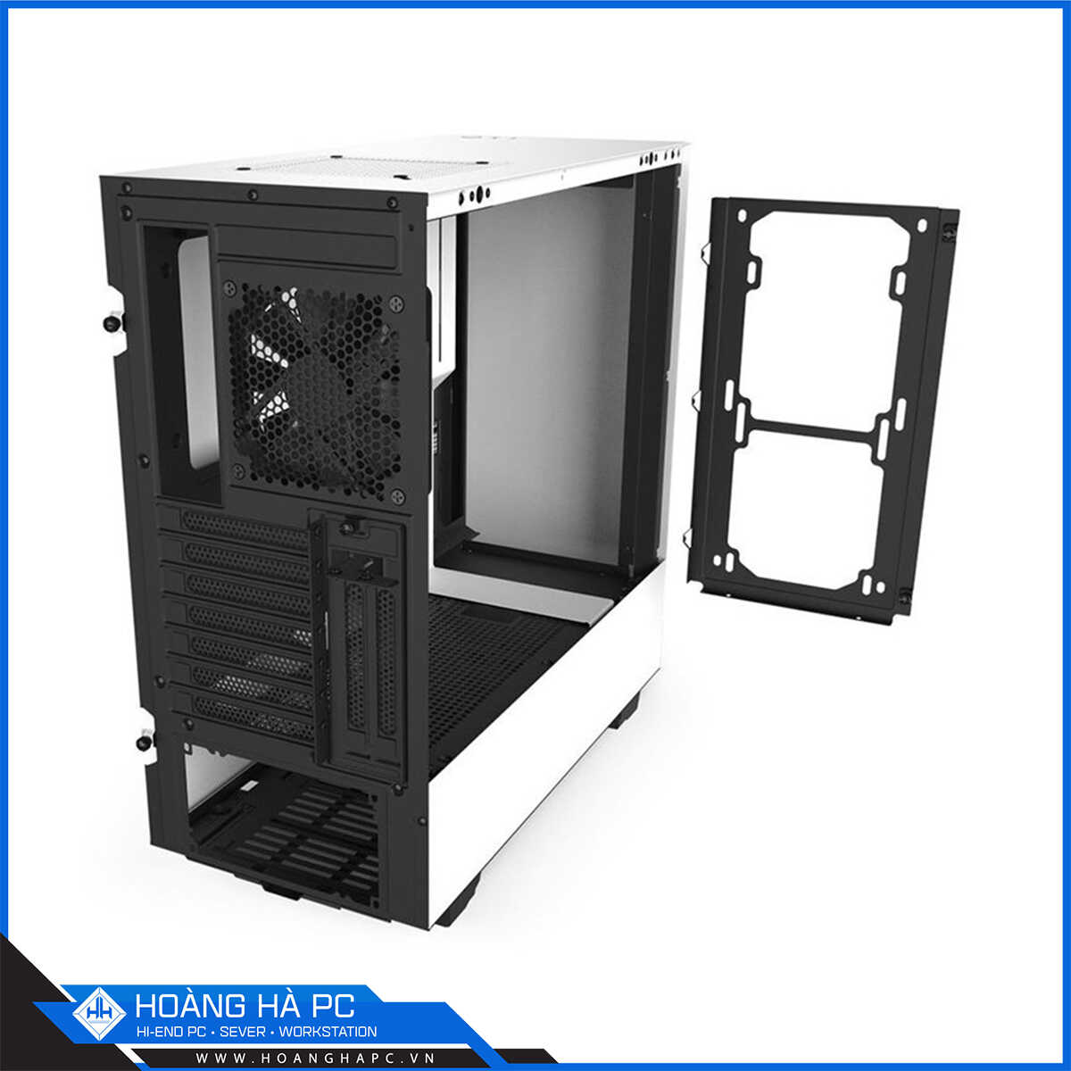 Vỏ Case NZXT H510i (Mid Tower/Màu Trắng)-7