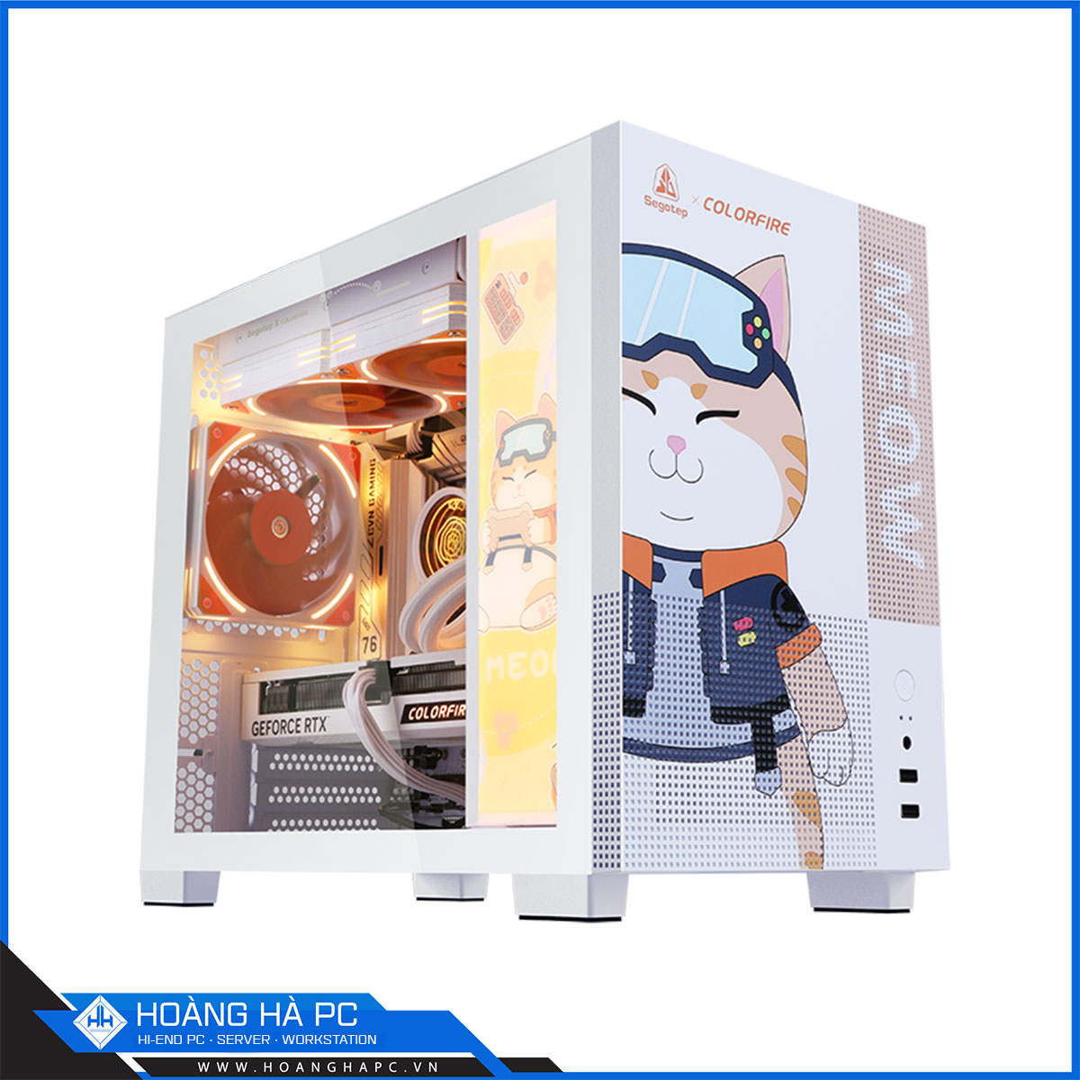 Vỏ case Segotep Memphis-S Meow (Mini Tower/ No Fan)