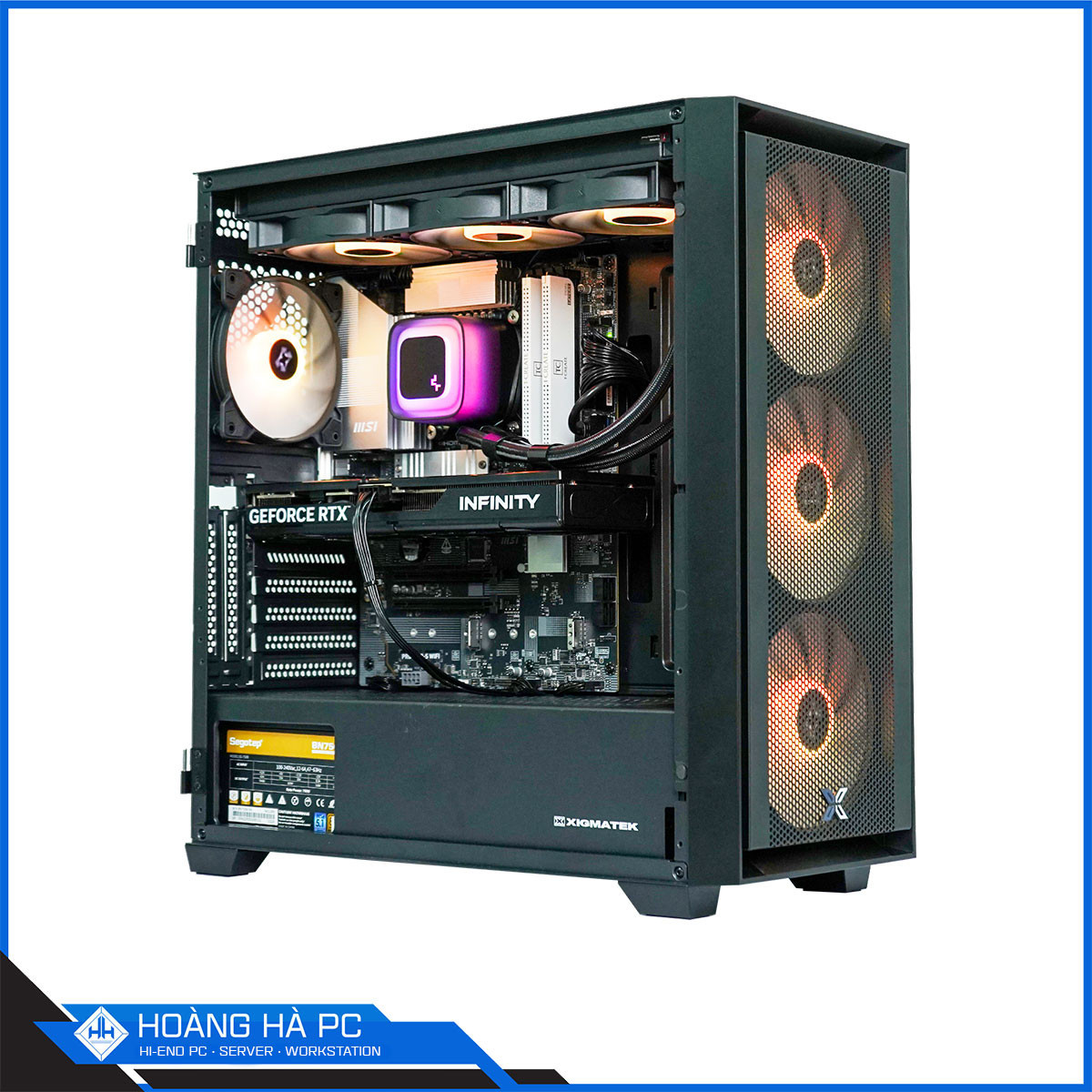 Vỏ case Xigmatek Anubis Pro 4FX - 4Fan (Mid Tower/Màu Đen)-3