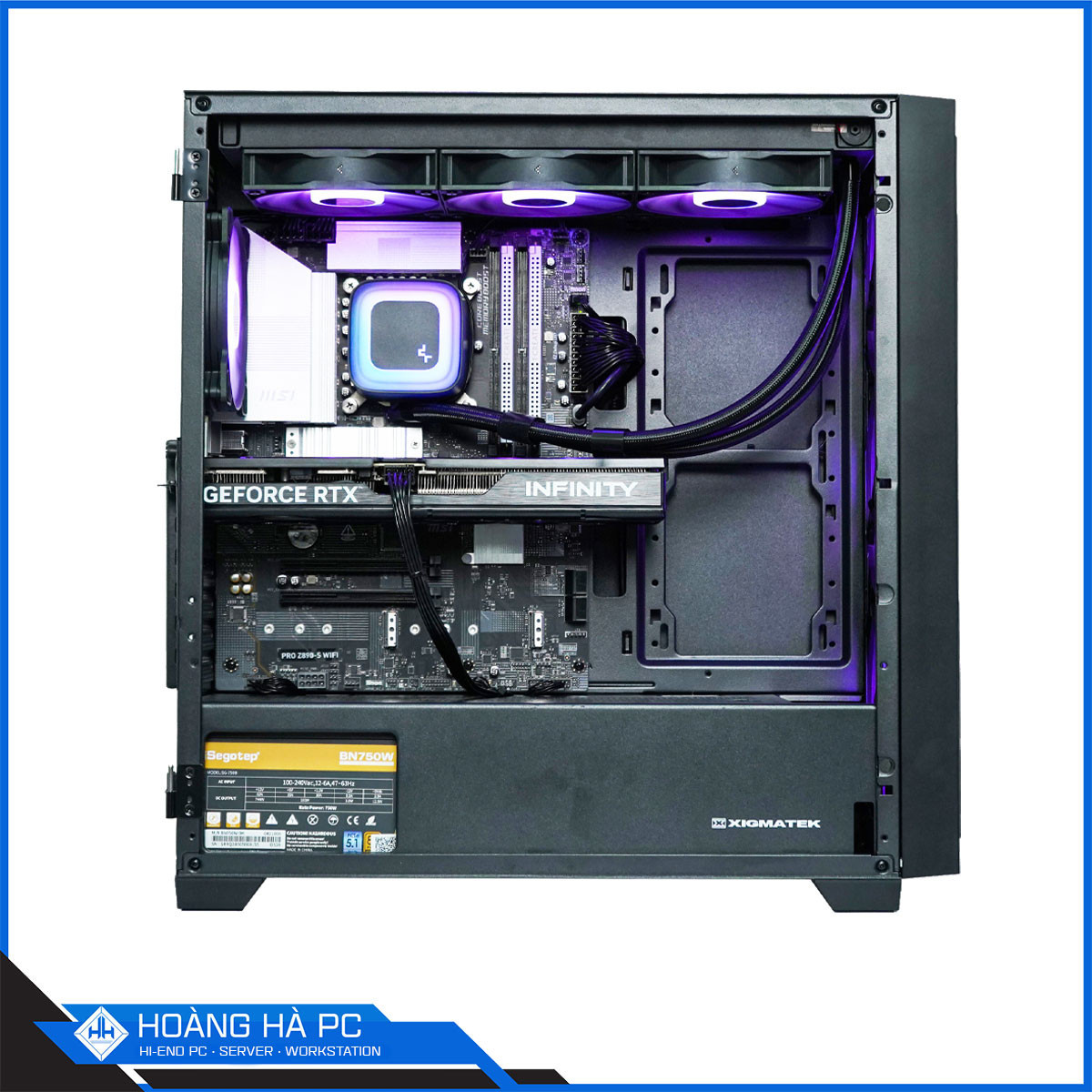 Vỏ case Xigmatek Anubis Pro 4FX - 4Fan (Mid Tower/Màu Đen)-5