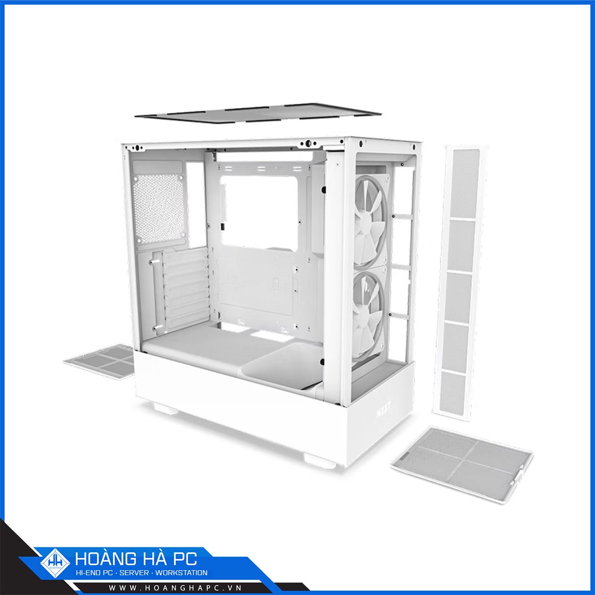 Vỏ máy tính NZXT H5 Elite White (CC-H51EW-01) (Mid Tower/Màu Trắng)-3