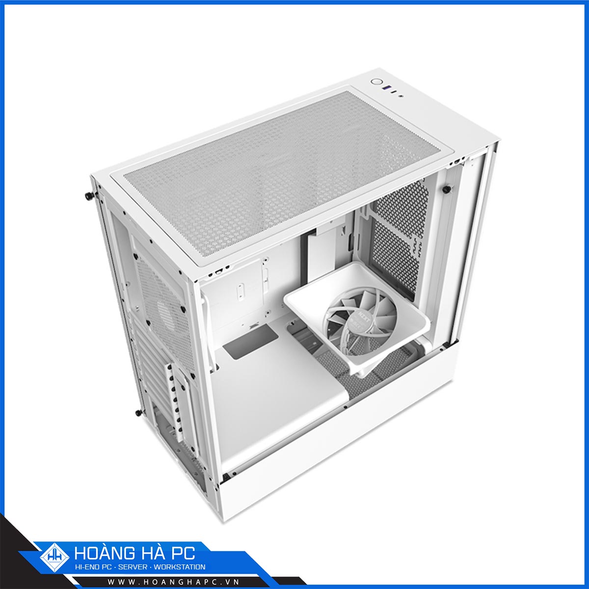 Vỏ máy tính NZXT H5 Flow White (Mid Tower/Màu Trắng)-4
